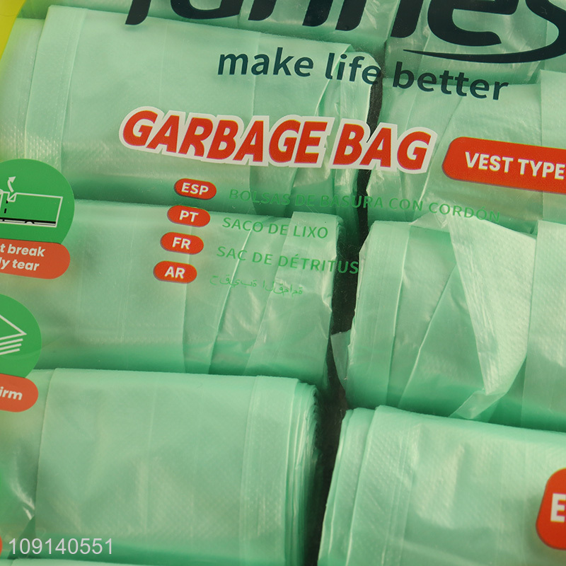 Factory Supply 100 Pieces 45X60cm Garbage Bags Vest Type Garbage Bags