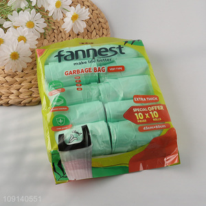 Factory Supply 100 Pieces 45X60cm Garbage Bags Vest Type Garbage Bags