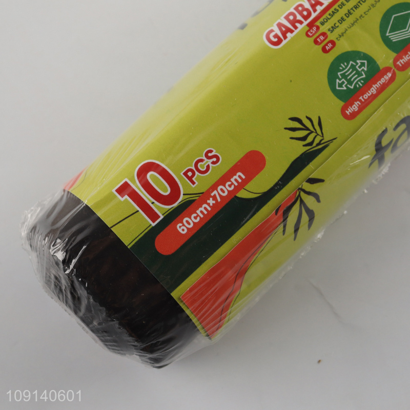 Hot Selling 10 Pieces 60*70cm 50L Drawstring Garbage Bags for Bathroom