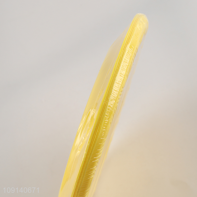 Factory Price 10PCS 7 9 Inch Round Colorful Disposable Plastic Plates