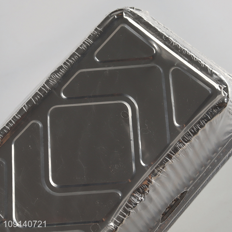 China Imports 5 Pieces Disposable Aluminum Foil Pans with Paper Lids