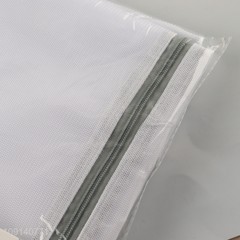 High Quality Fine Mesh Laundry Bag Zippered Washing Bag for Coat