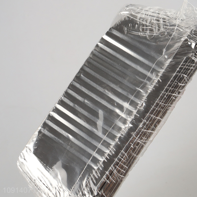 Good Quality 6 Pieces Disposable Aluminum Foil Pans with Paper Lids