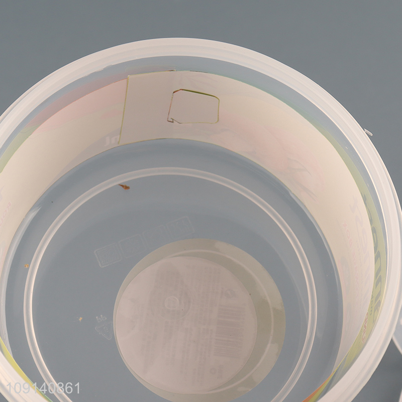 High Quality 550 1000ml Round Airtight Plastic Food Storage Container