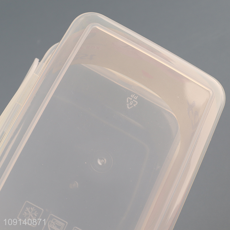 Hot Selling 550 1000ml Rectangular Leak Proof Plastic Food Storage Container