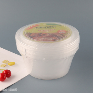 Factory Price 6 Pieces 1200ml Plastic Takeout Containers To Go Food Containers