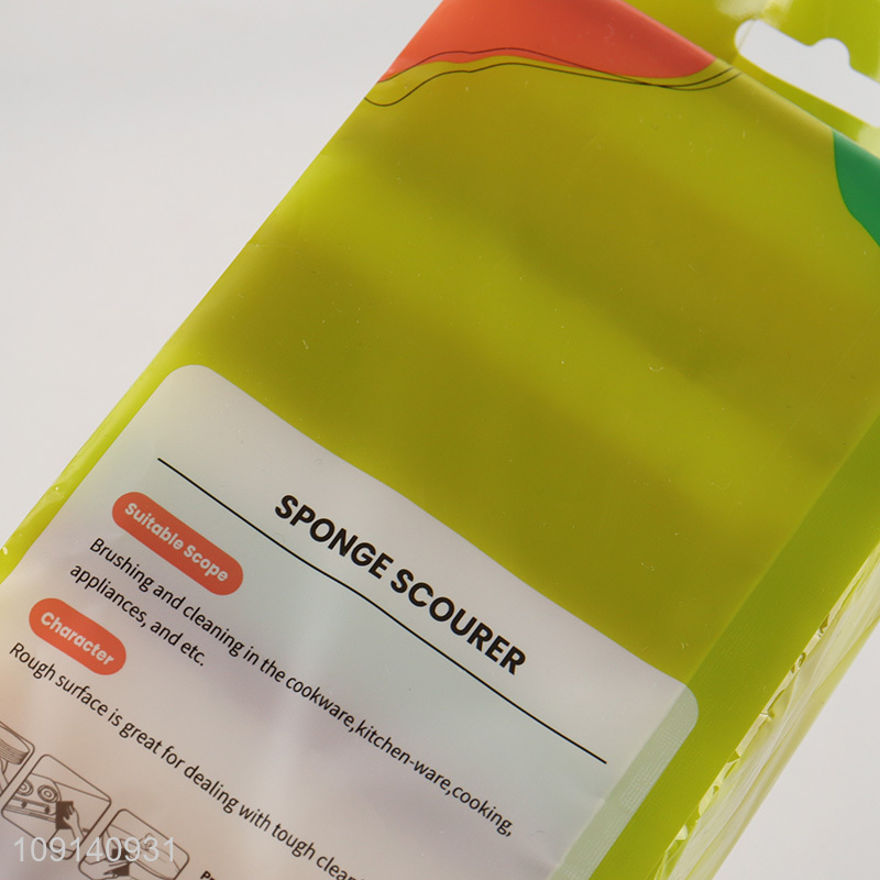 Hot Sale 8-Pack Durable Heavy Duty Cleaning Sponges for Washing Dishes