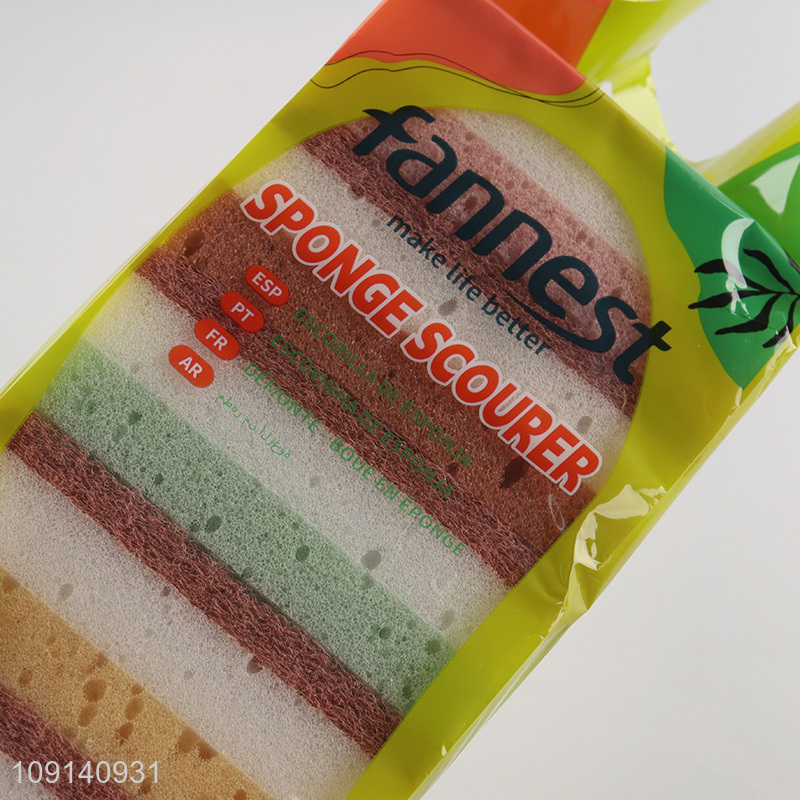 Hot Sale 8-Pack Durable Heavy Duty Cleaning Sponges for Washing Dishes