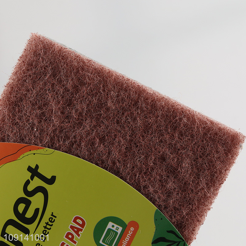 Good Quality 3 Packs Heavy Duty Non-Scratch Scouring Pads Dish Scrubbers