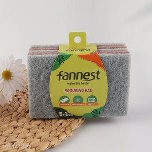 China Imports 6 Packs Heavy Duty Scouring Pads Multipurpose Scrub Pads