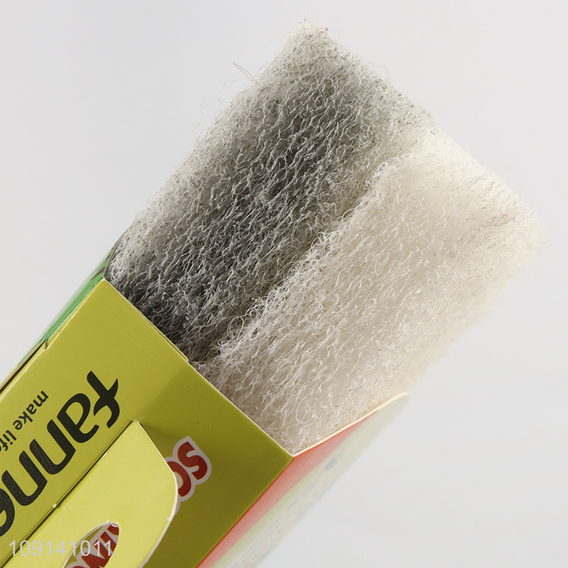 Factory Price 2 Packs Reusable Non-Scratch Scouring Pads for Cleaning