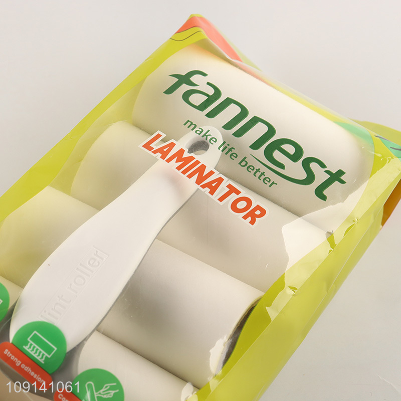 Good Quality 25 Sheets * 5 Rolls Lint Roller Set for Pet Hair Removal