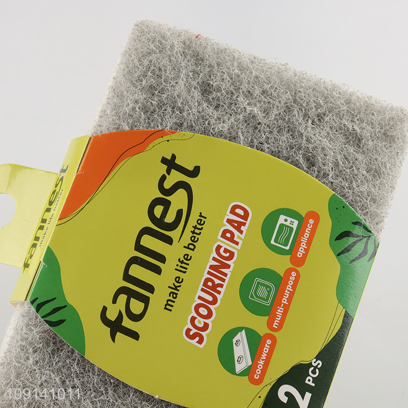 Factory Price 2 Packs Reusable Non-Scratch Scouring Pads for Cleaning