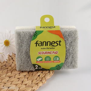 Factory Price 2 Packs Reusable Non-Scratch Scouring Pads for Cleaning