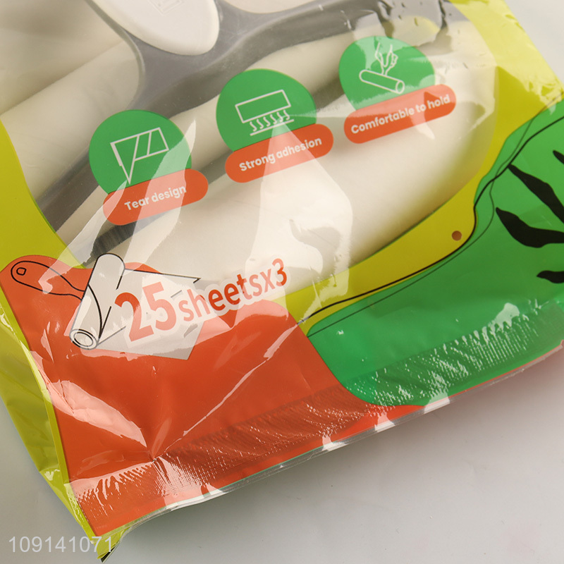 New Arrival 25 Sheets * 3 Rolls Lint Roller Set Lint Remover Set