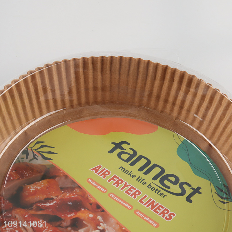 New Product 30 Pieces Round Non-Stick Oil Proof Air Fryer Paper Liners