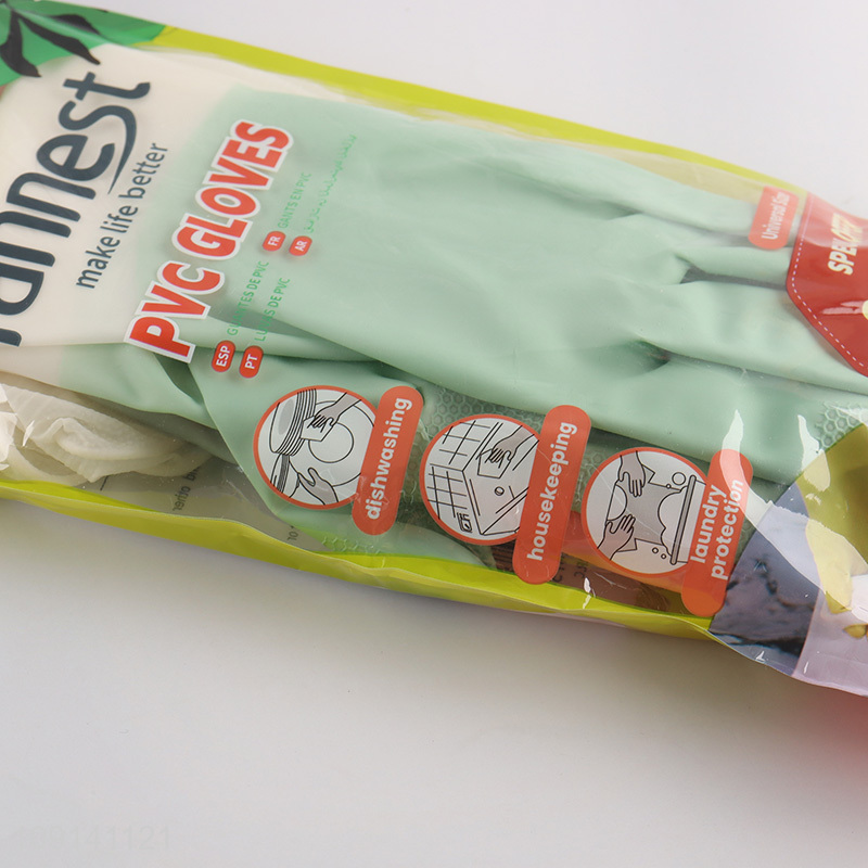 Hot Selling 3 Pairs Pvc Household Gloves Multi-Purpose Cleaning Gloves