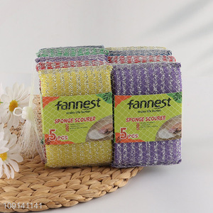 Hot Selling 10 Pieces Multiprupose Scrub Sponges Dish Sponges Kitchen Scrubbers