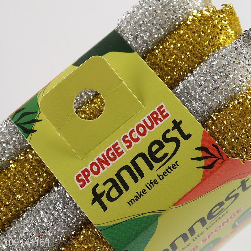 Good Quality 4 Pieces Scrub Sponges Dish Sponges for Pots Pans Dishes