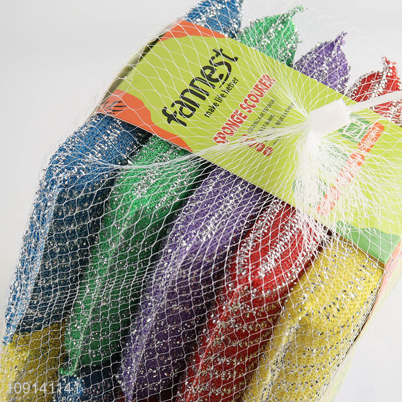 Hot Selling 10 Pieces Multiprupose Scrub Sponges Dish Sponges Kitchen Scrubbers