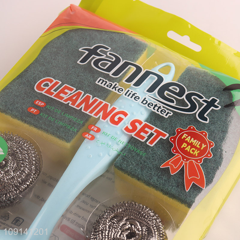 High Quality 11 Pieces Steel Wool Scrubbers Dish Sponge Set for Cleaning