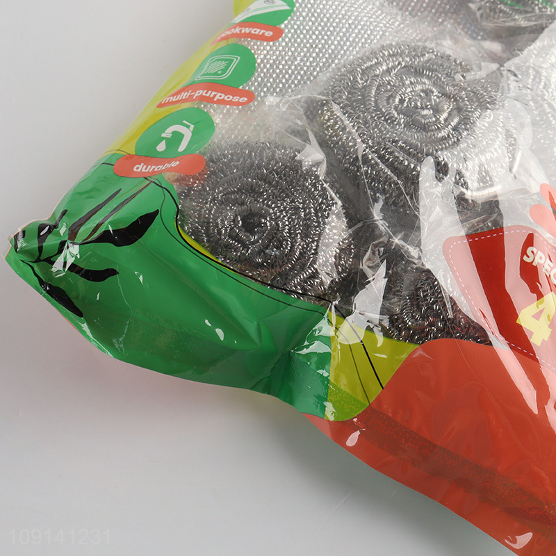 Hot Selling 10 Pieces Steel Wool Scrubbers Dish Scrubbers Set for Kitchen