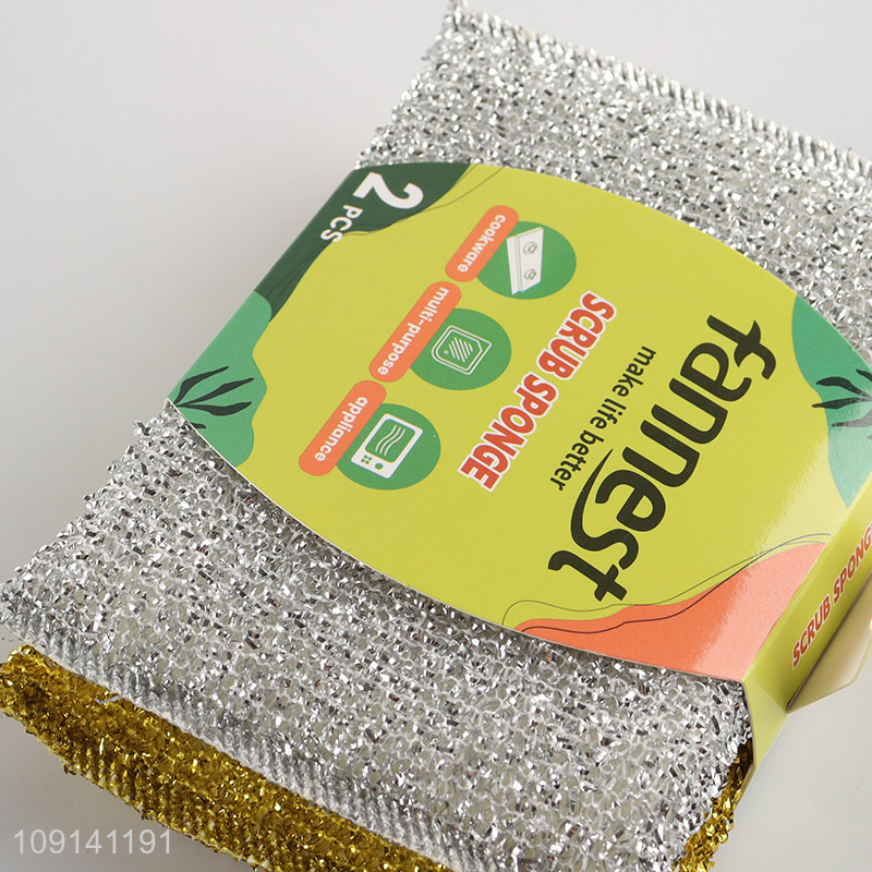 New Arrival 2 Pieces Multi-Purpose Dish Sponges Kitchen Scrub Sponges