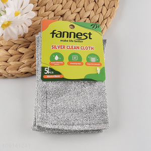 Good Quality 5PCS Multipurpose Wire Dishwashing Rags Dishcloth Cleaning Cloths