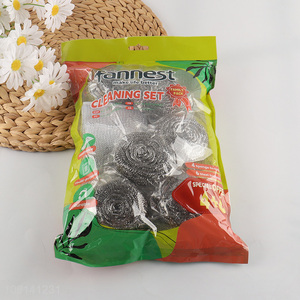 Hot Selling 10 Pieces Steel Wool Scrubbers Dish Scrubbers Set for Kitchen