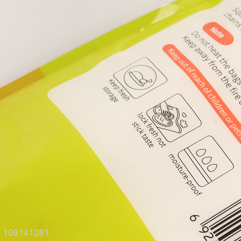 New Product 25 Pieces Food Storage Ziplock Bags Plastic Freezer Bags