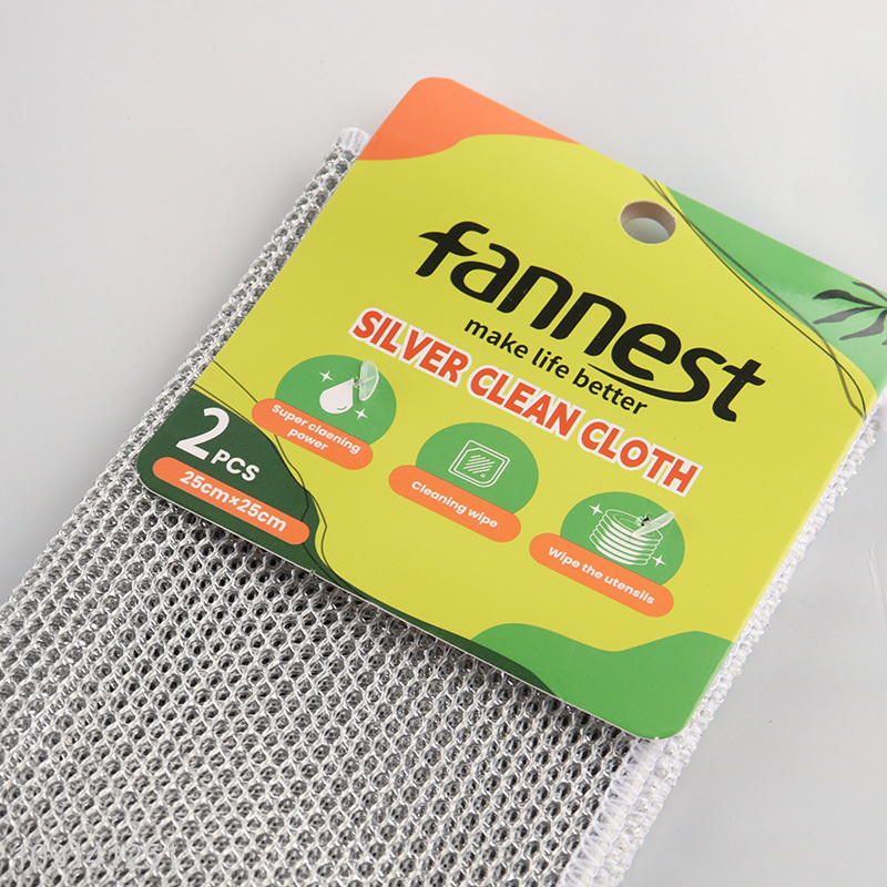 New Product 5PCS Multifunctional Wire Dishwashing Rags for Wet and Dry Use