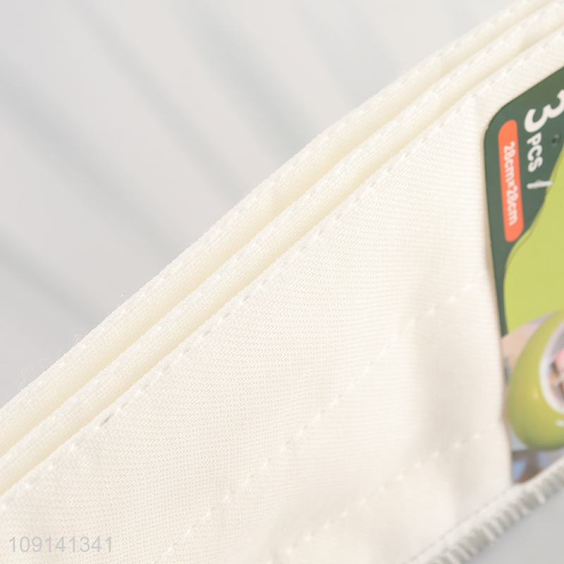 Good Quality 3PCS Soft Absorbent Dishwashing Rags Kitchen Cleaning Towels