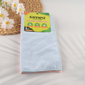 Hot Selling 2PCS Microfiber Dish Cloths Super Absorbent Cleaning Towels
