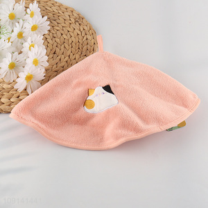 Online Wholesale Cute Quick Drying Hanging Hand Towels for Kids