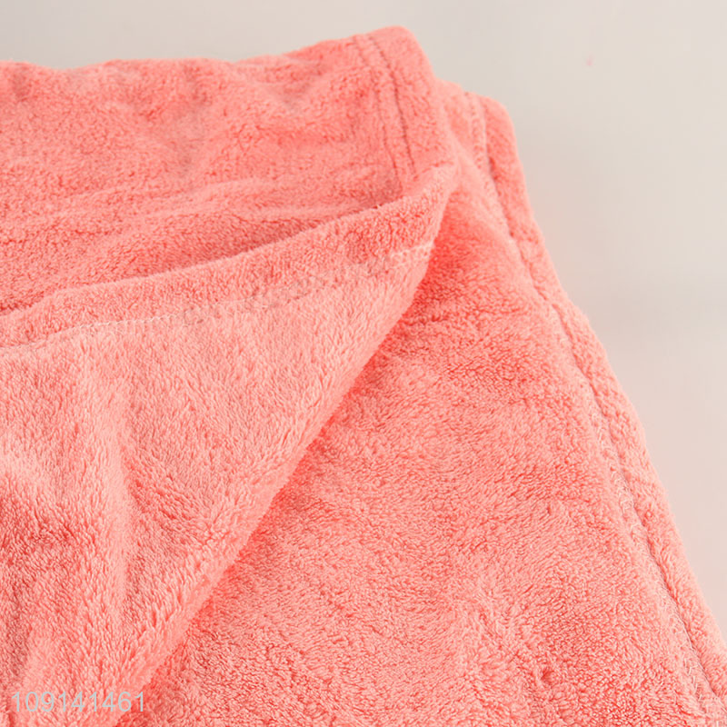 Good Quality Ultra Absorbent Quick Drying Coral Fleece Bath Towel