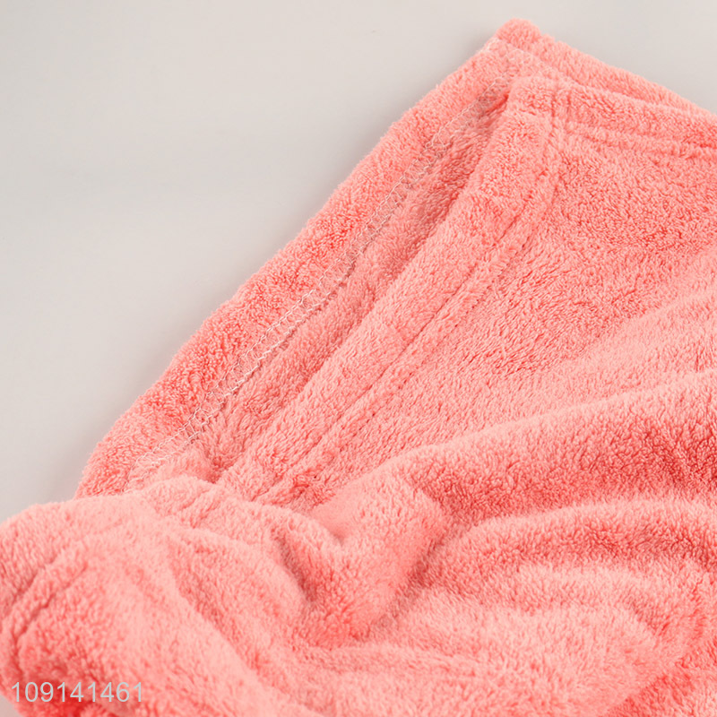 Good Quality Ultra Absorbent Quick Drying Coral Fleece Bath Towel