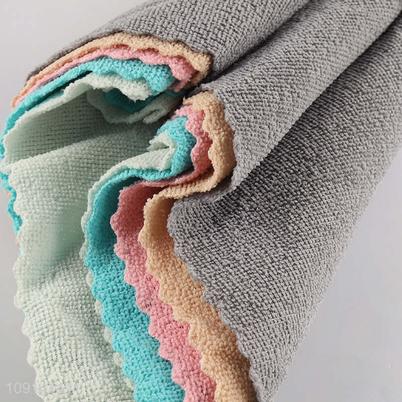 Good Quality 5PCS Absorbent Microfiber Cleaning Towels Kitchen Dish Cloths