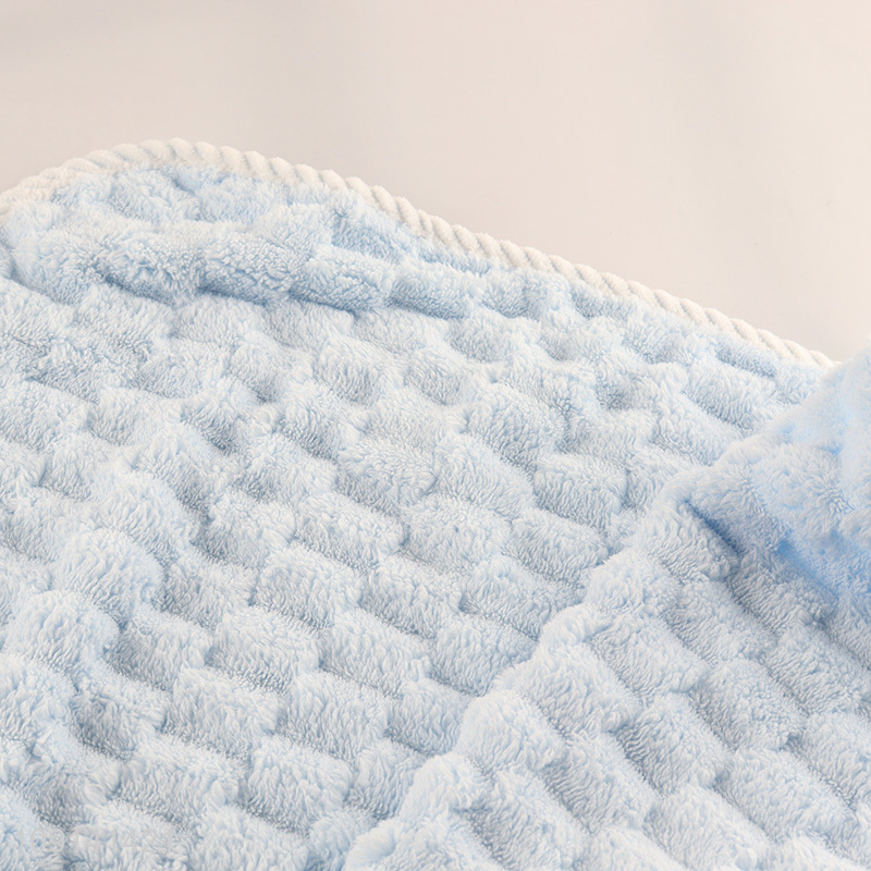 Factory Price Coral Fleece Facial Towel Ultra Absorbent Face Towel