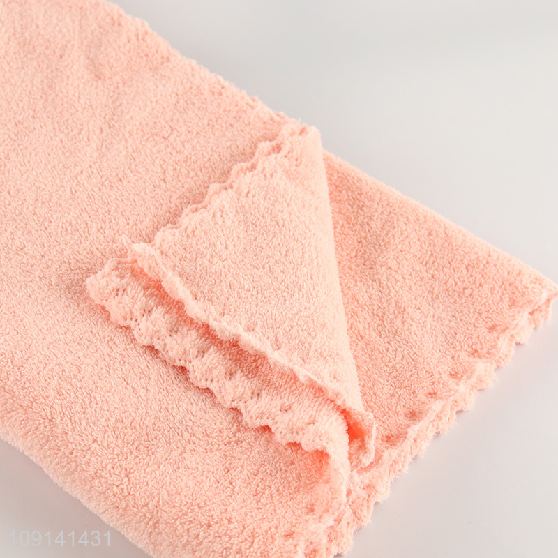 High Quality Coral Fleece Face Washcloth Super Absorbent Face Towel