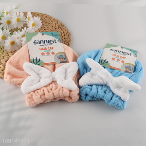 New Arrival Coral Fleece Hair Towel Wrap Microfiber Hair Towel
