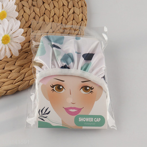 Good Quality Reusable Waterproof Shower Cap Elastic Shower Cap