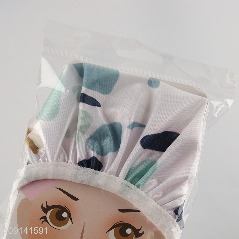 Good Quality Reusable Waterproof Shower Cap Elastic Shower Cap