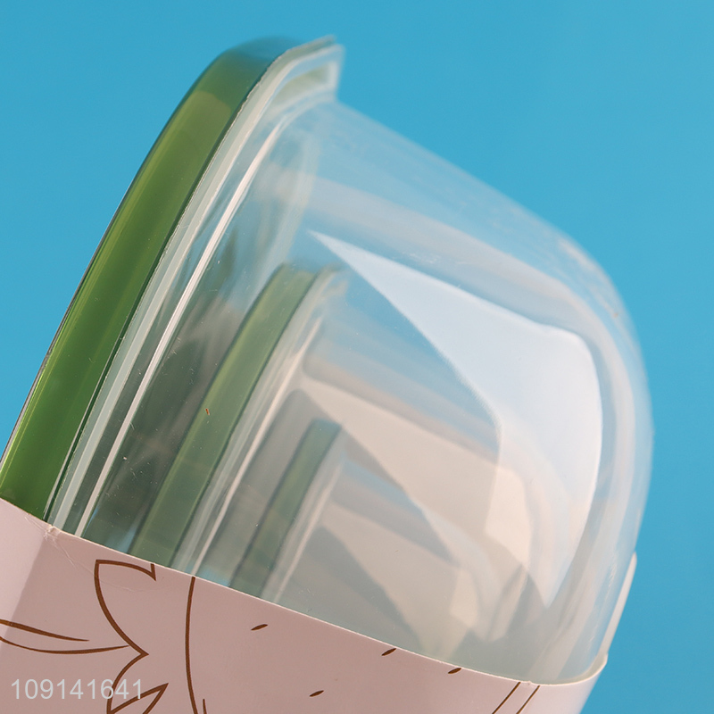 Factory Price 3 Pieces BPA Free Plastic Food Storage Containers Fridge Crispers