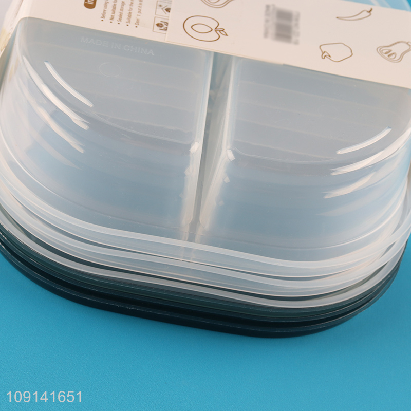 China Imports 3 Pieces Plastic Food Storage Containers Plastic Fruit Containers