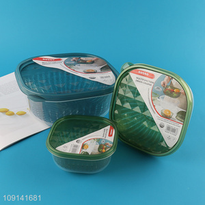 Good Quality Multifunctional Drain Basket Fruit Container Colander with Lid