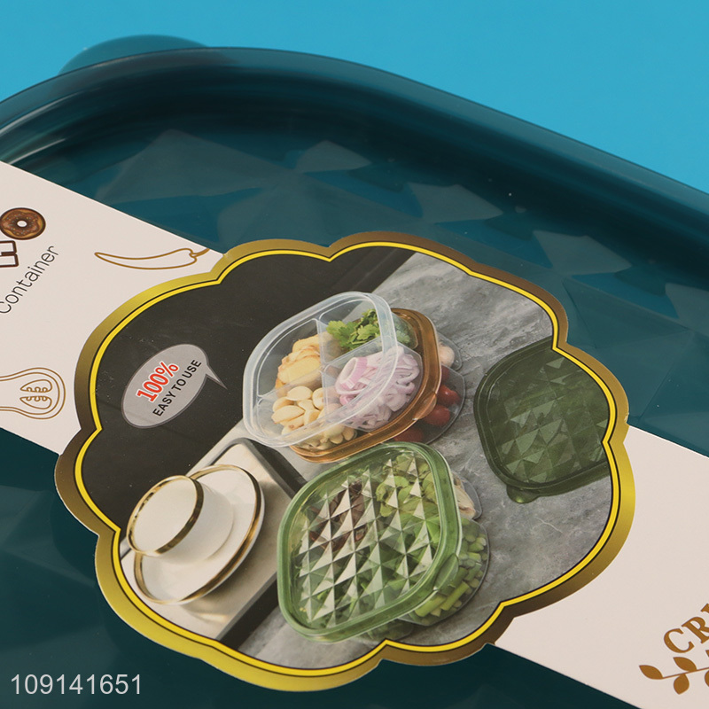 China Imports 3 Pieces Plastic Food Storage Containers Plastic Fruit Containers