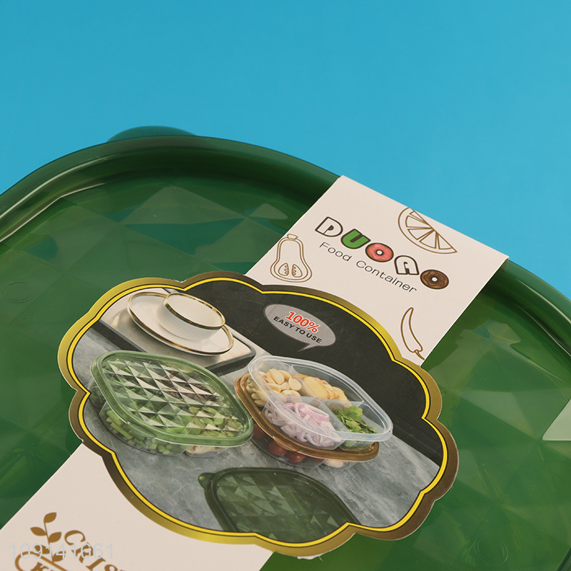 Online Wholesale 2 Pieces Plastic Food Storage Containers with Lids for Fridge