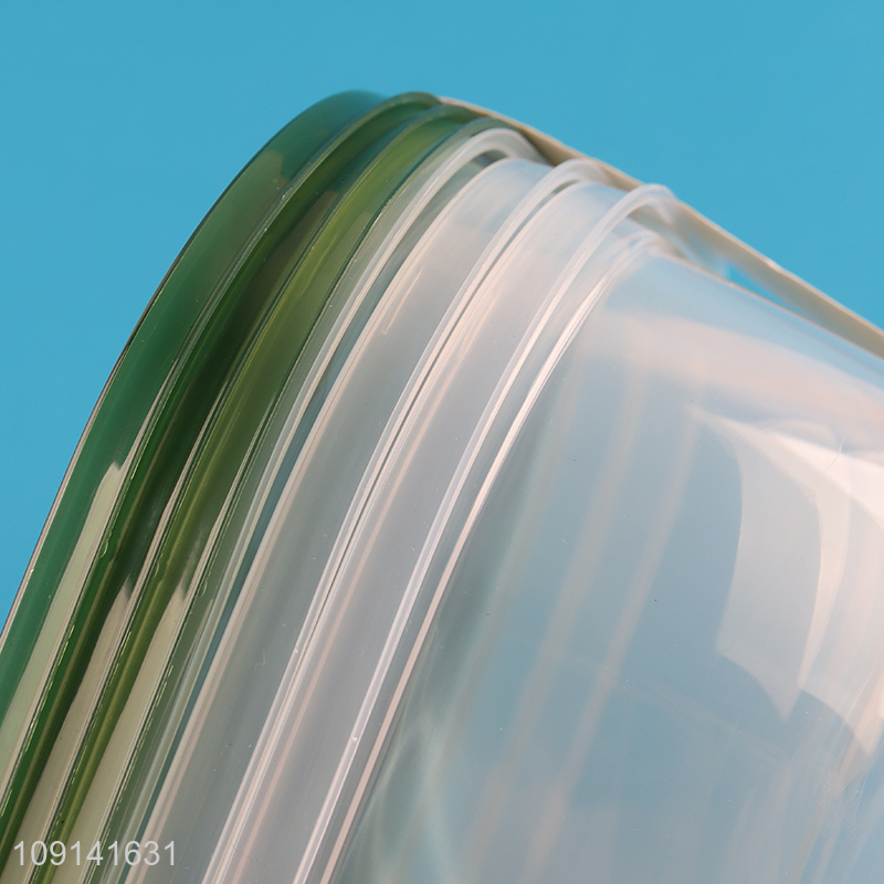 High Quality 3 Pieces Plastic Food Storage Containers Fresh-Keeping Box Set