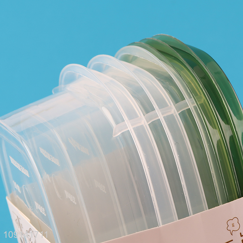 Popular Product 3 Pieces Plastic Food Storage Containers Set for Refrigerator