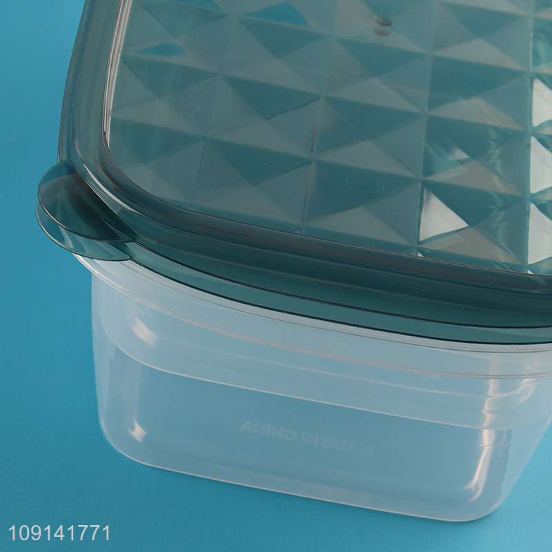 Online Wholesale 2 Pieces Plastic Food Storage Containers with Lids for Fridge
